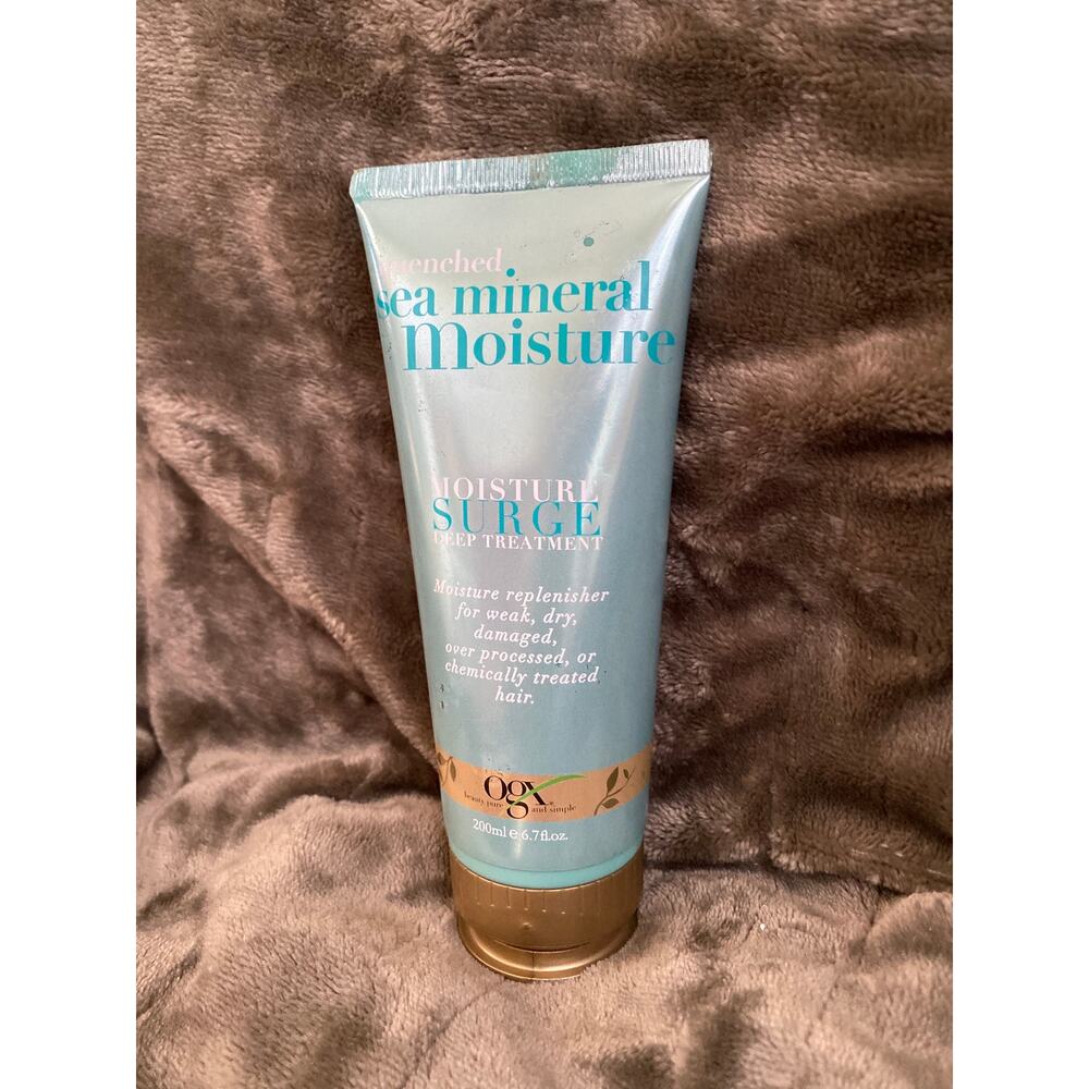 OGX Quenched Sea Mineral Moisture Surge Deep Treatment 6.7fl.oz New Old Stock